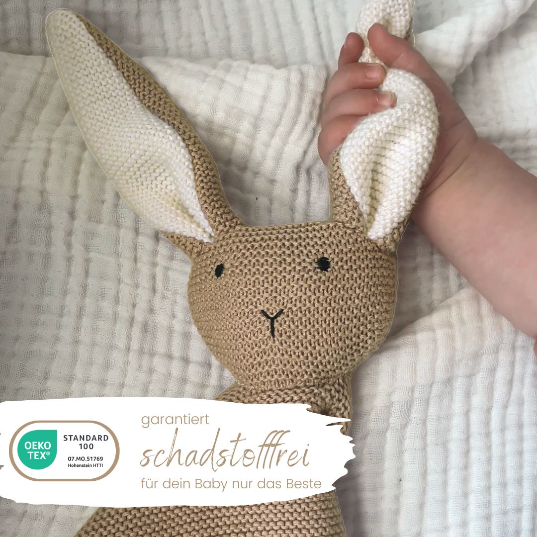 Baby Geschenk-Set Hase