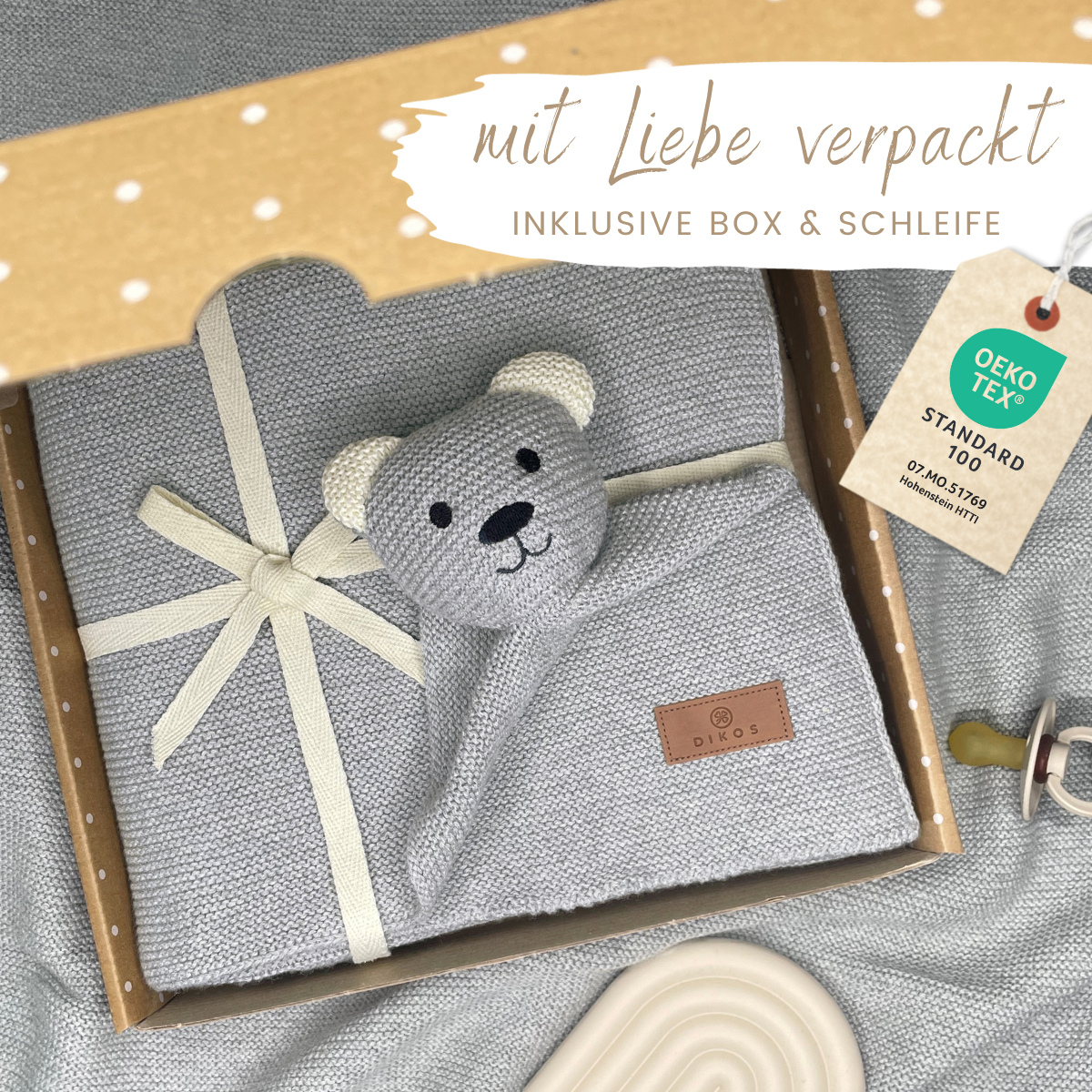 DIKOS® Babydecke SCHMUSE-BÄR