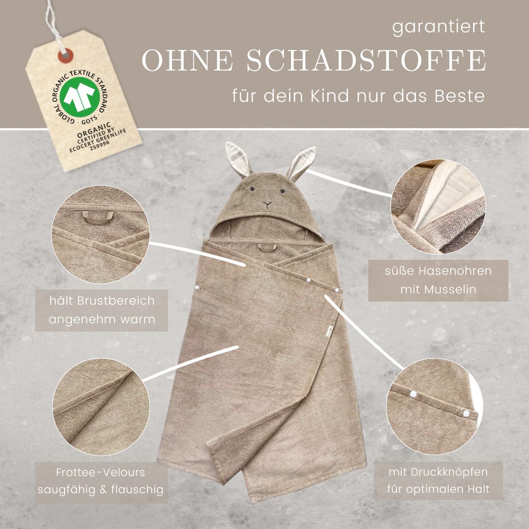 Badetuch mit Kapuze