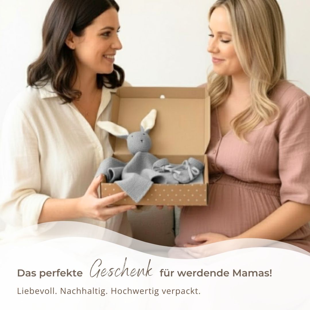 Baby Geschenk-Set Hase