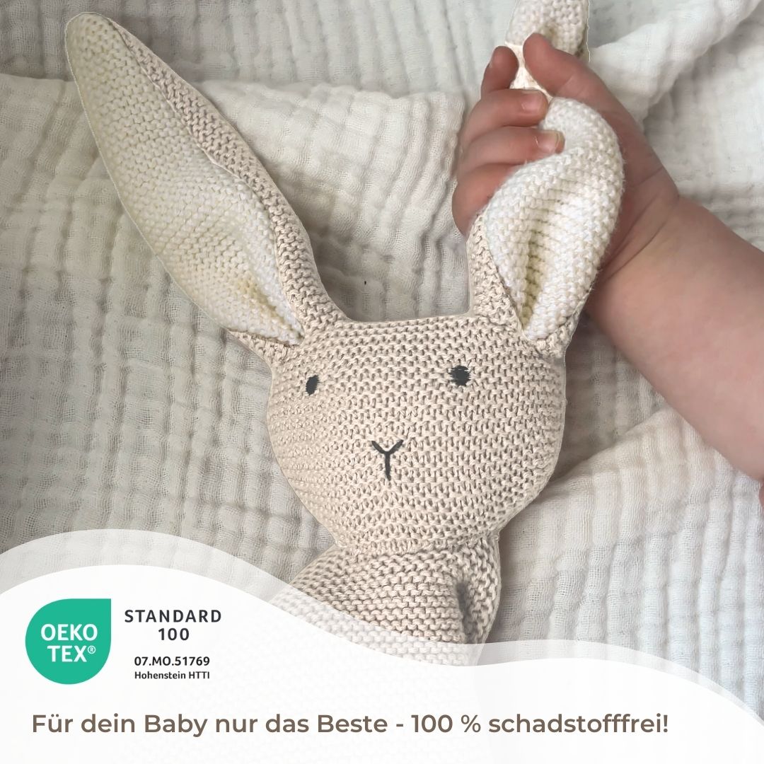 Baby Geschenk-Set Hase