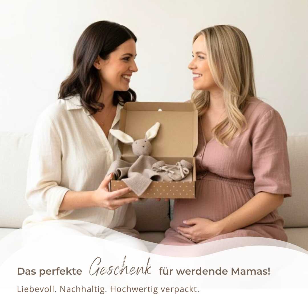 Baby Geschenk-Set Hase