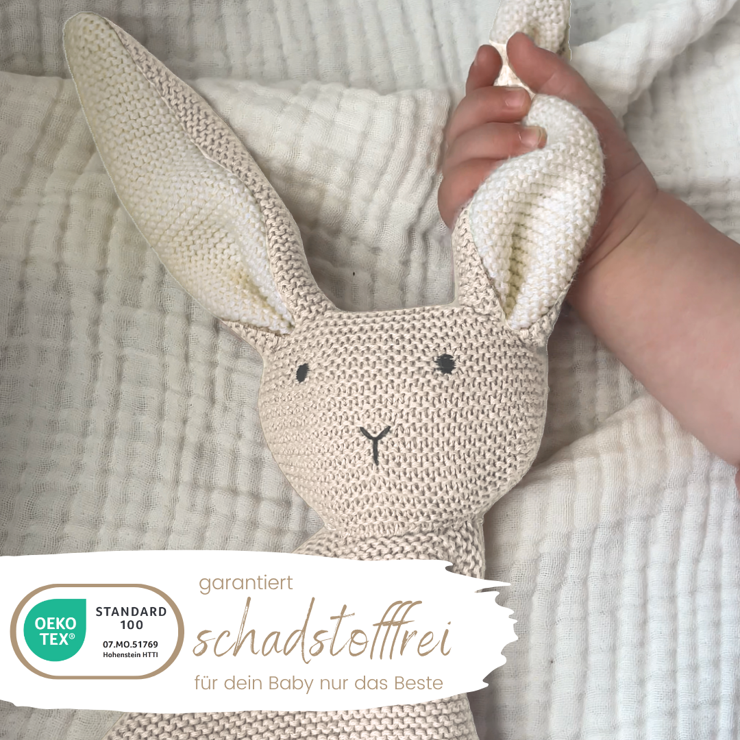 Baby Geschenk-Set Hase