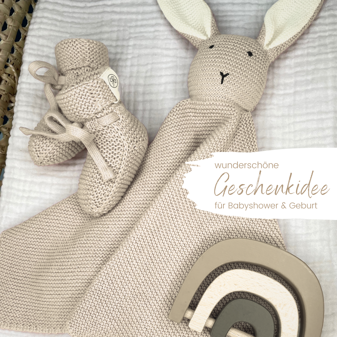 Baby Geschenk-Set Hase