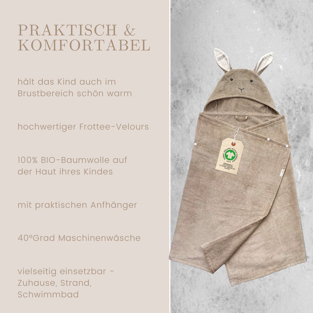 Badetuch mit Kapuze