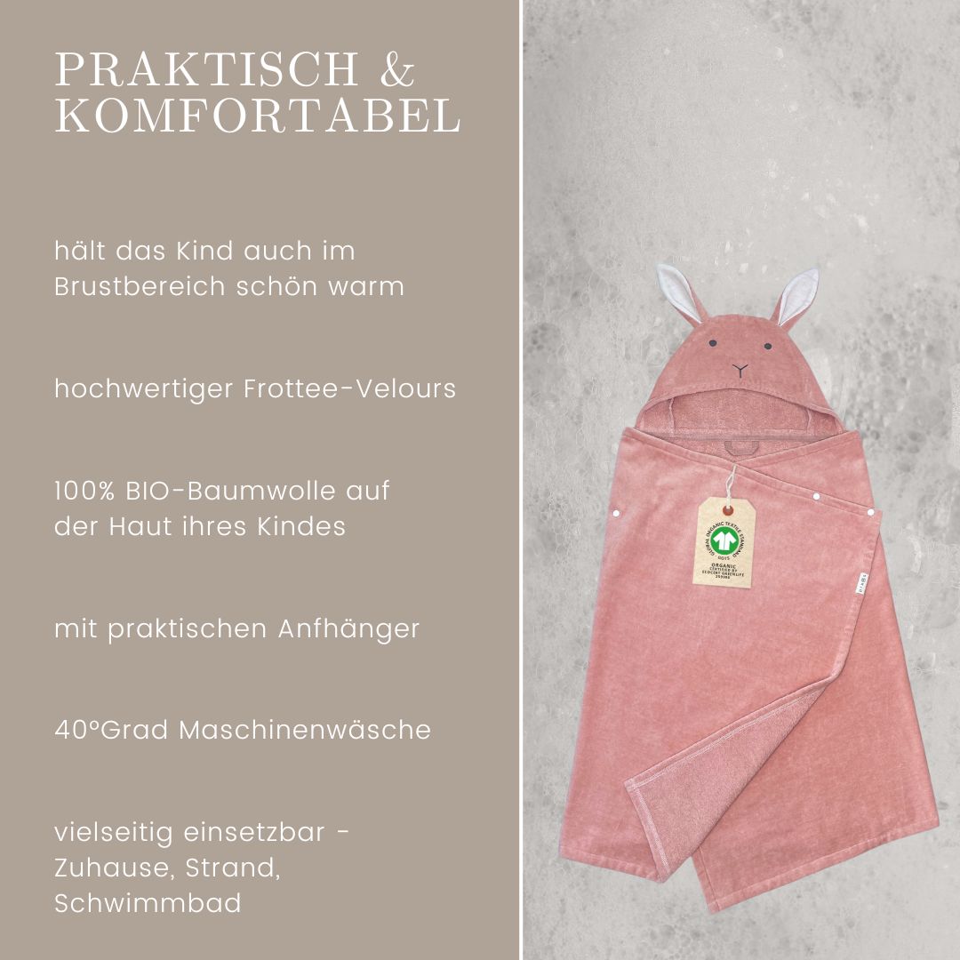 Badetuch mit Kapuze