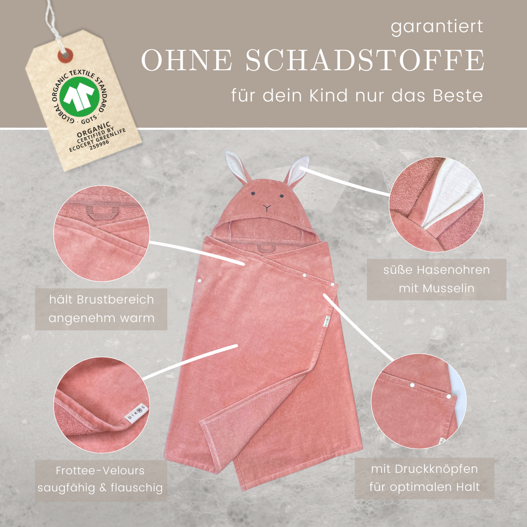 Badetuch mit Kapuze
