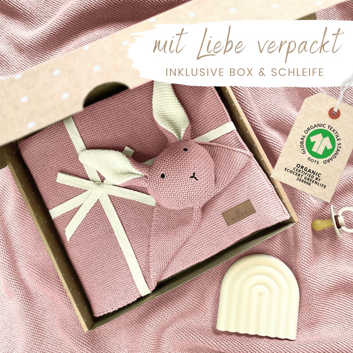 DIKOS® Babydecke SCHMUSE-HASE