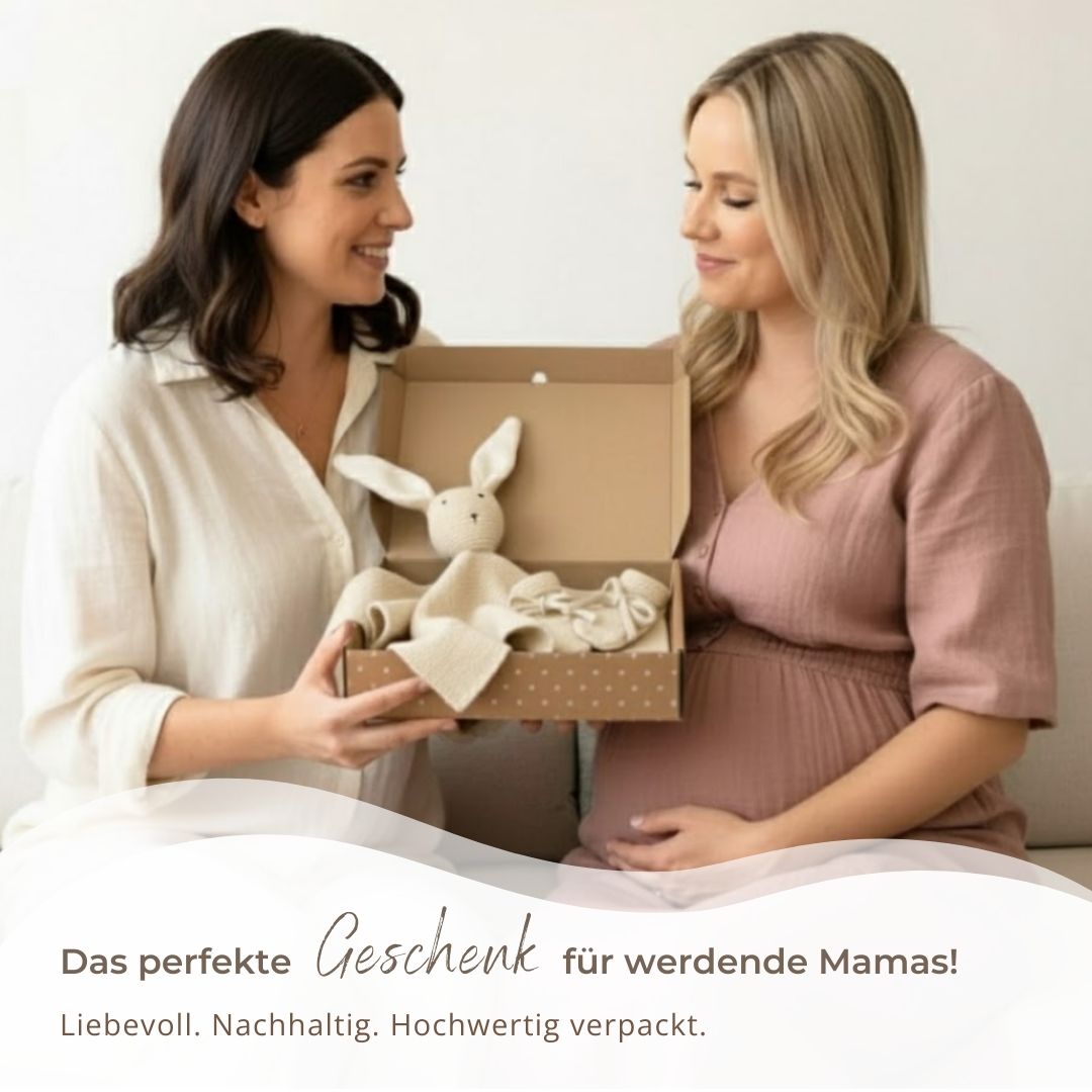 Baby Geschenk-Set Hase