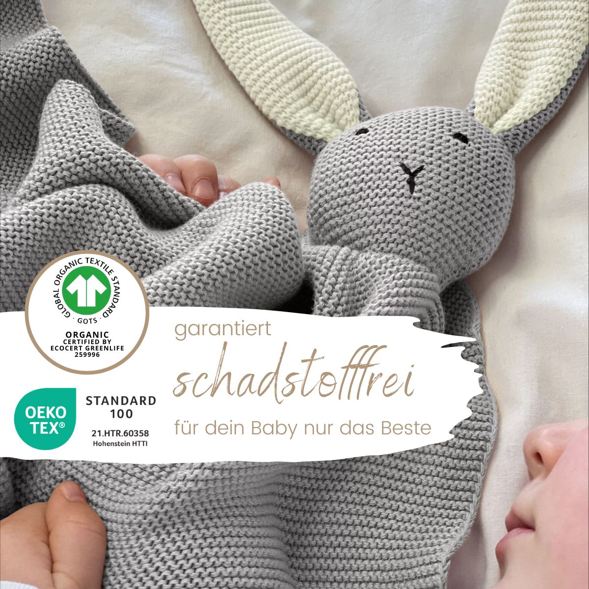 DIKOS® Babydecke SCHMUSE-HASE