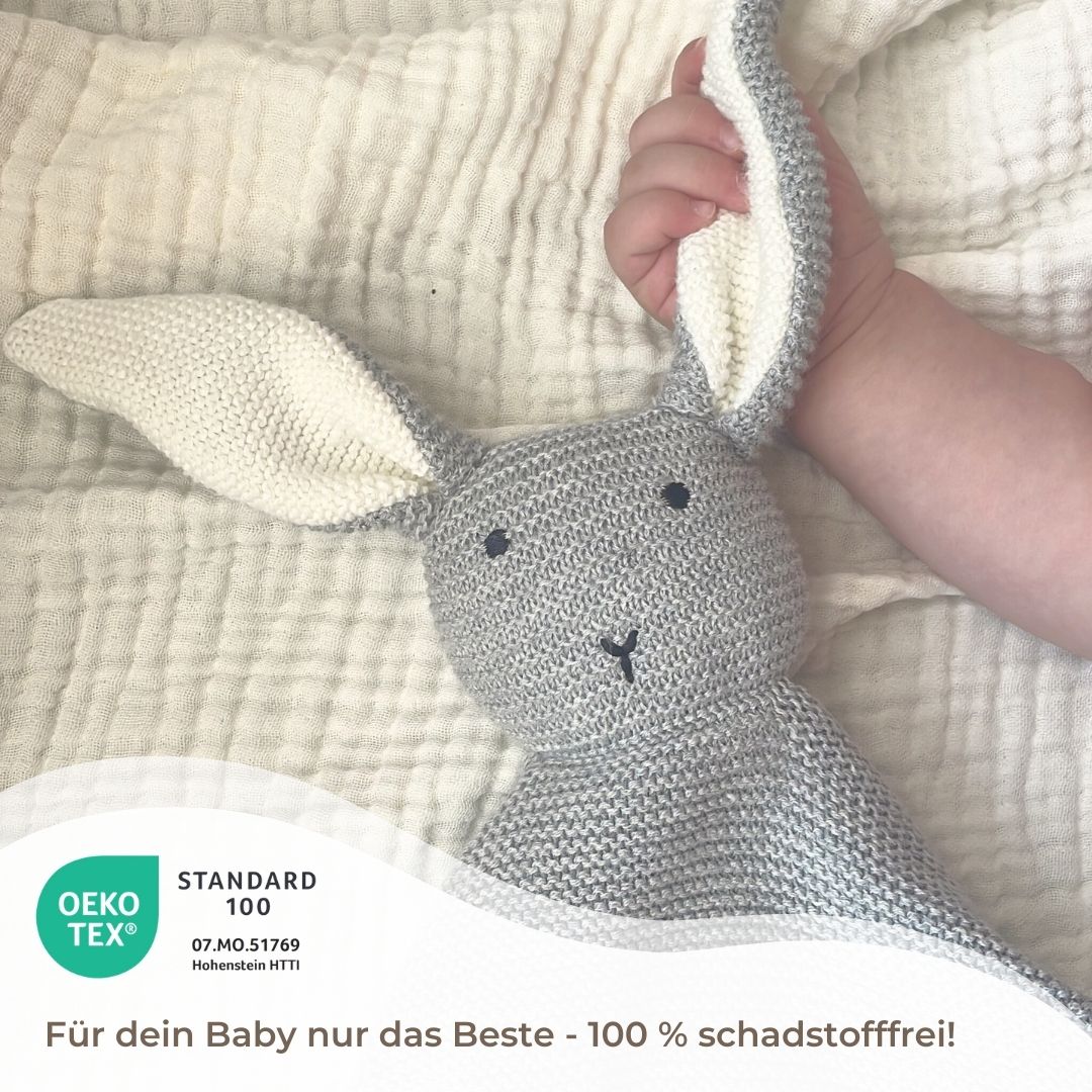Baby Geschenk-Set Hase