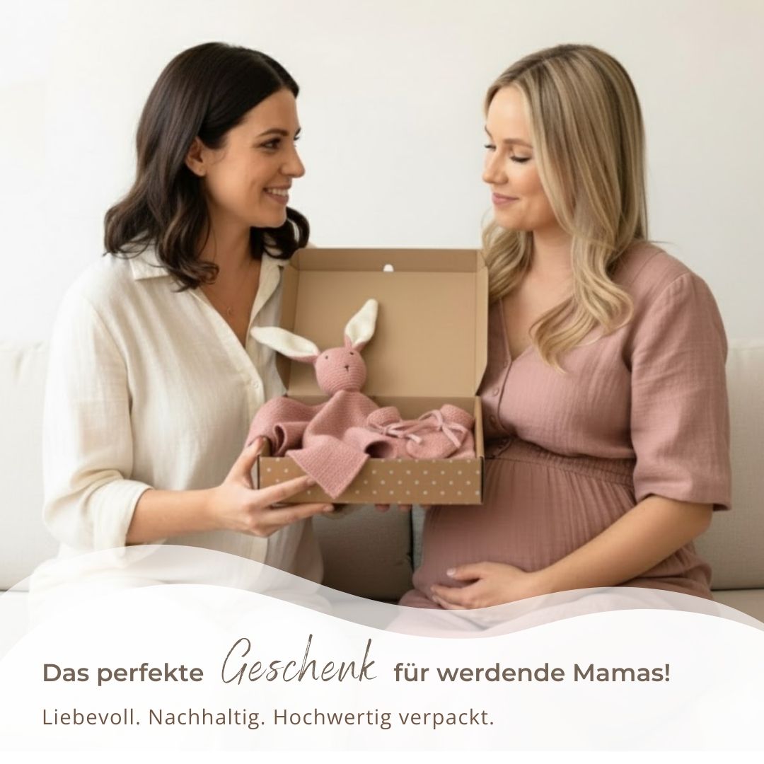 Baby Geschenk-Set Hase